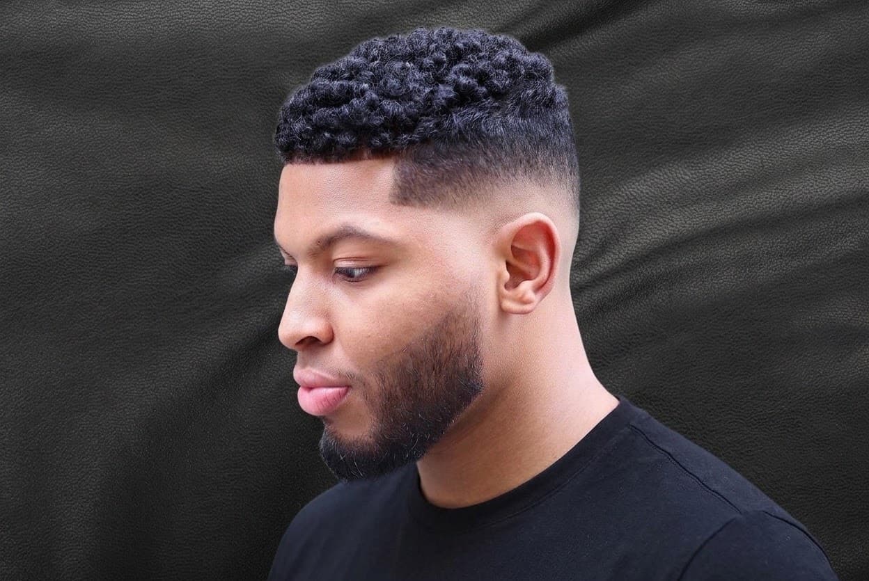 Corte Mid Fade feito na Barbearia Silverado, Jardim América, Goiânia